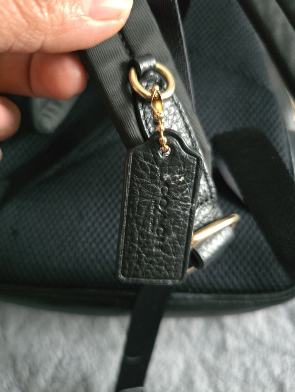 Coach Mini Backpack in Black and Brown Signature Print 💝 - Picture 6 of 10